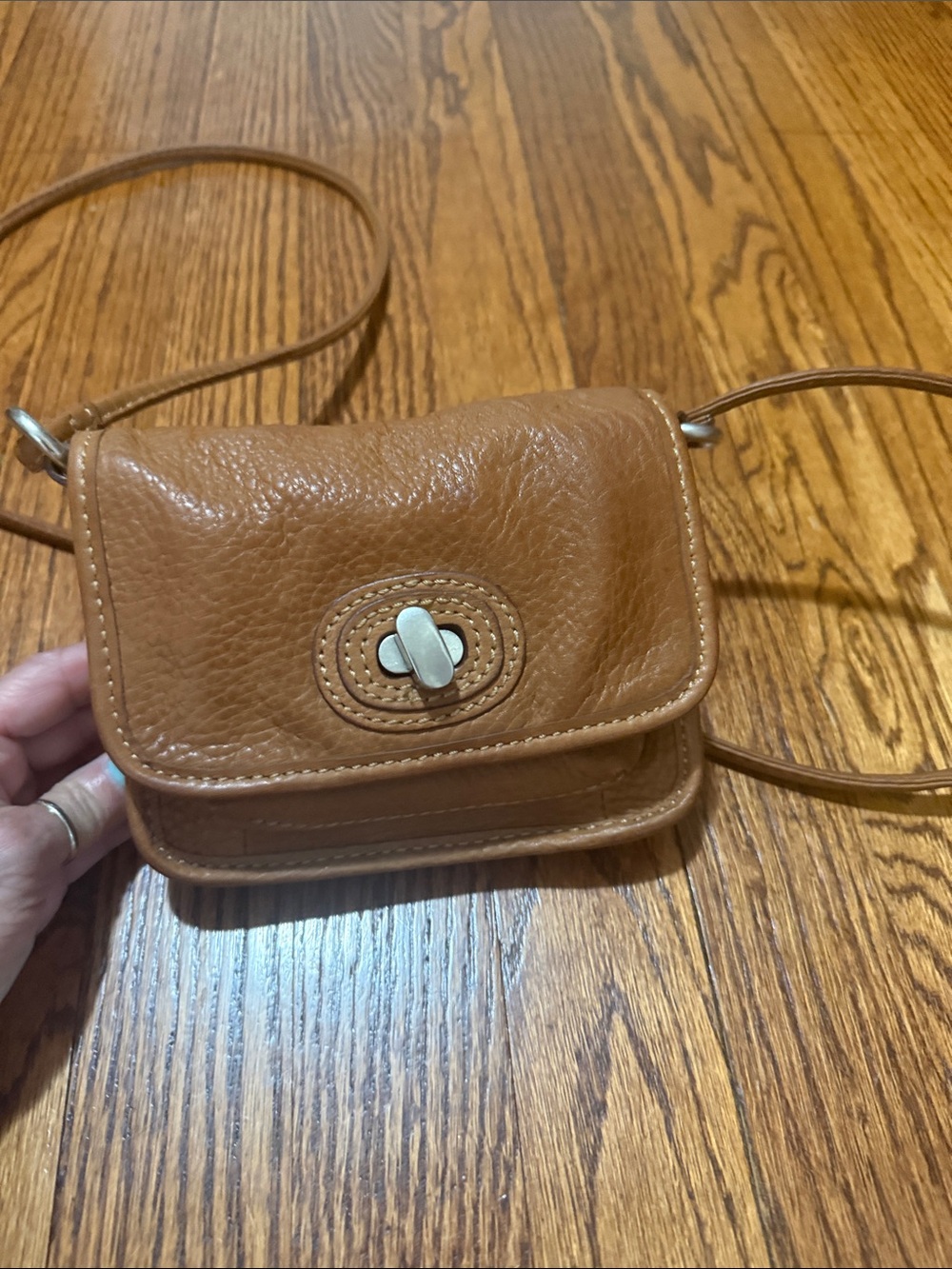 Fossil Cognac Crossbody -SML